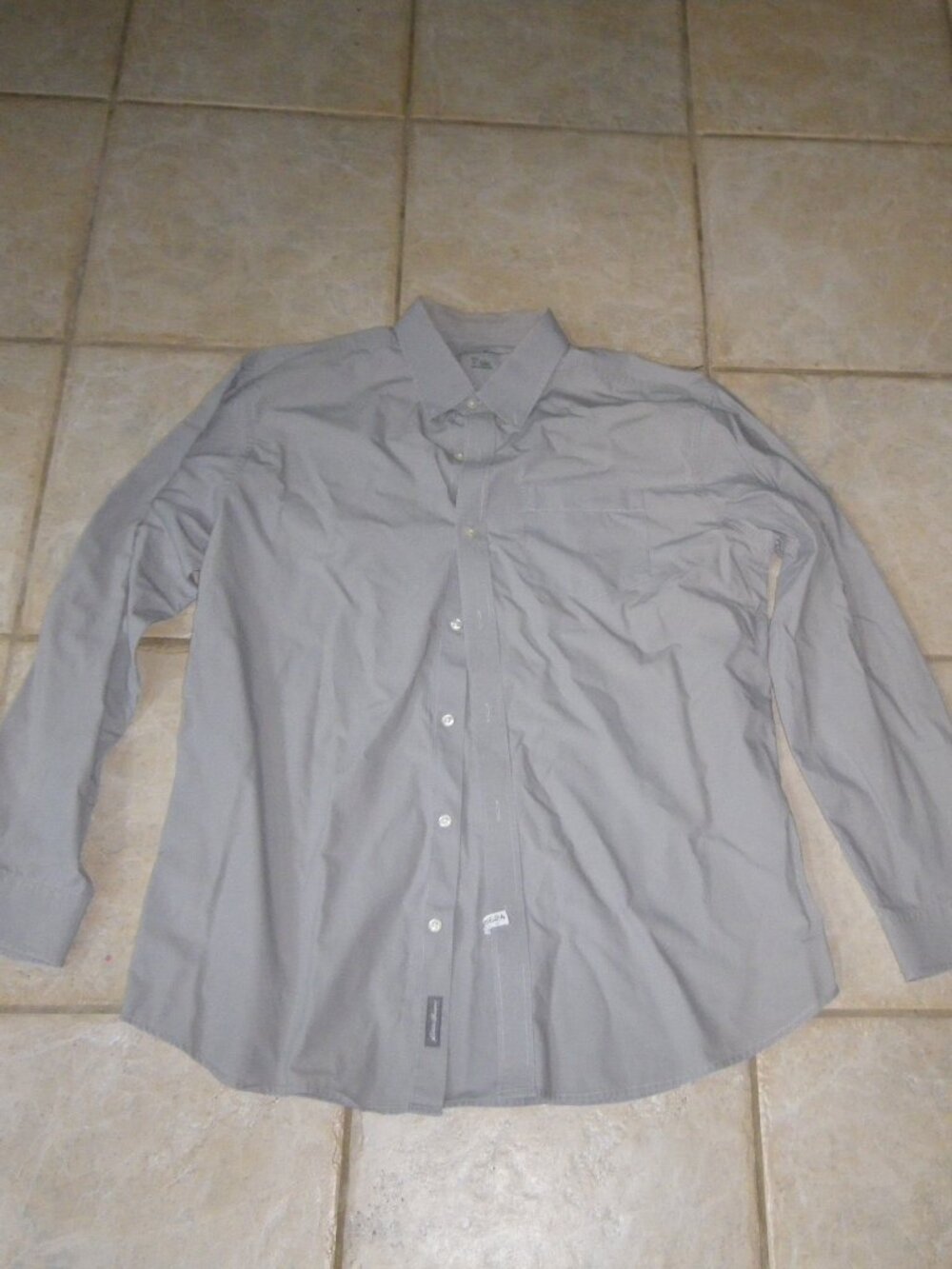 Vintage Men’s Eddie Bauer 100% Cotton Classic Dress Casual Button Up Shirt